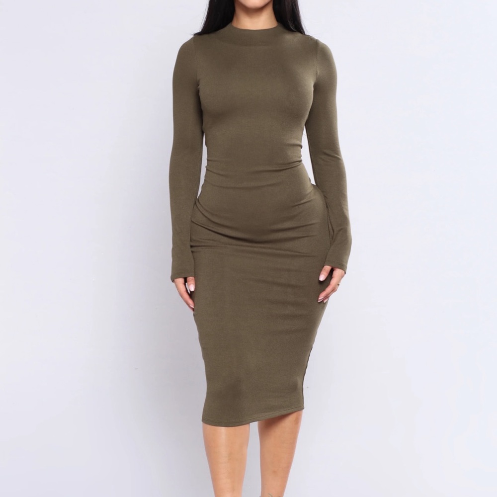 Fashion Nova Take Hold Ribbed Dress | Size XL | NWT